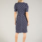 Polka Dot Ruched Dress