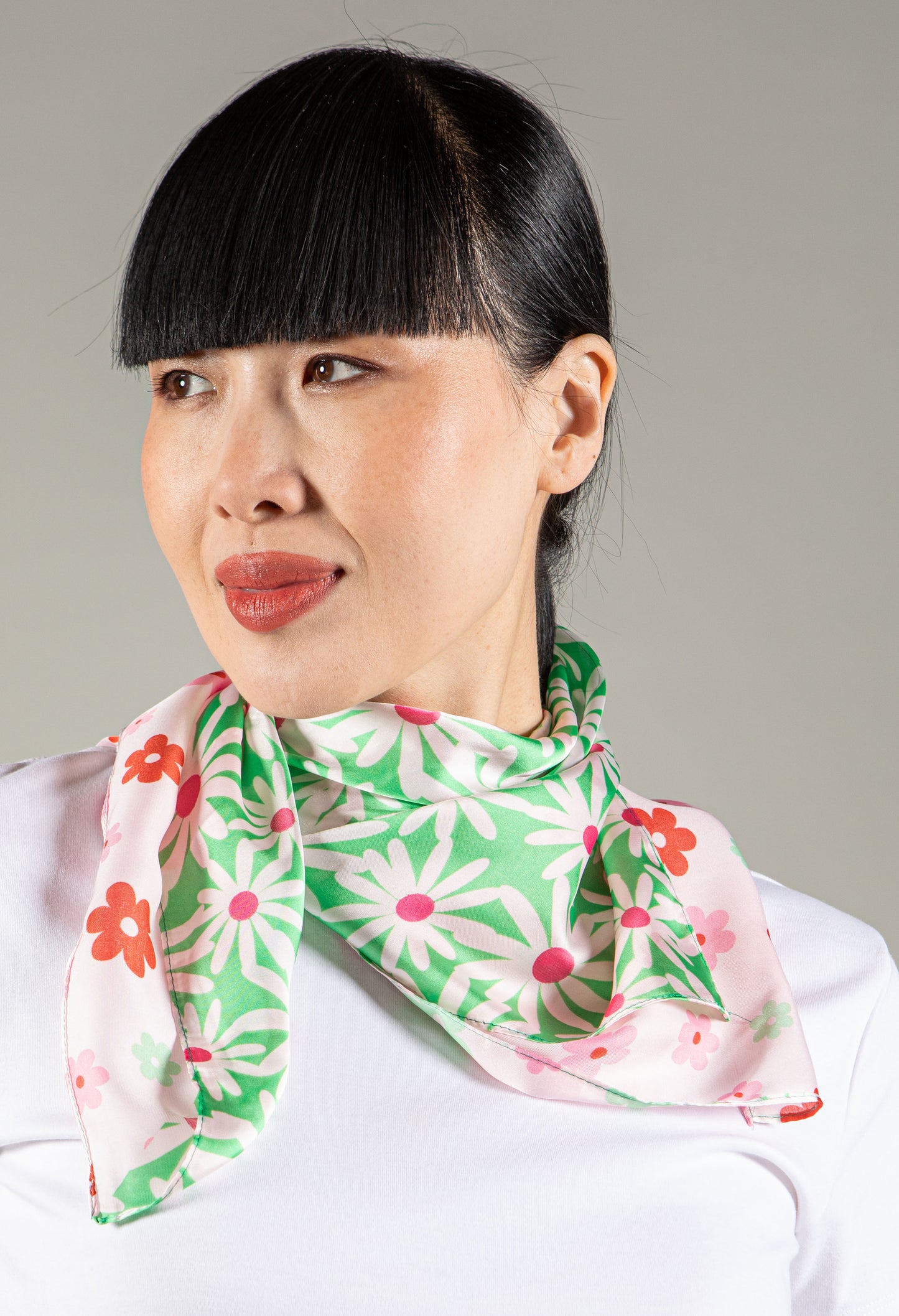 Reversible Floral Scarf