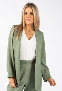 Linen Look Blazer