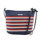 Striped Straw Bag