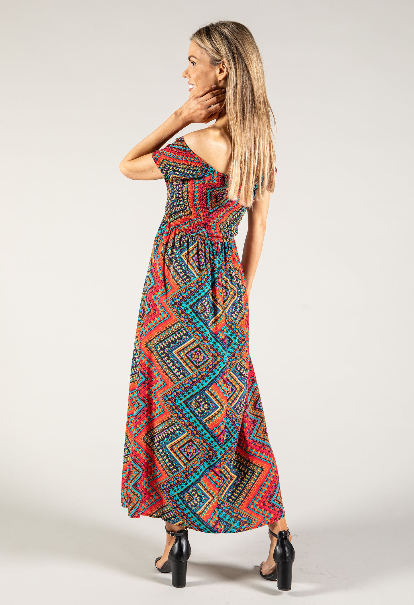 Aztec Print Dress