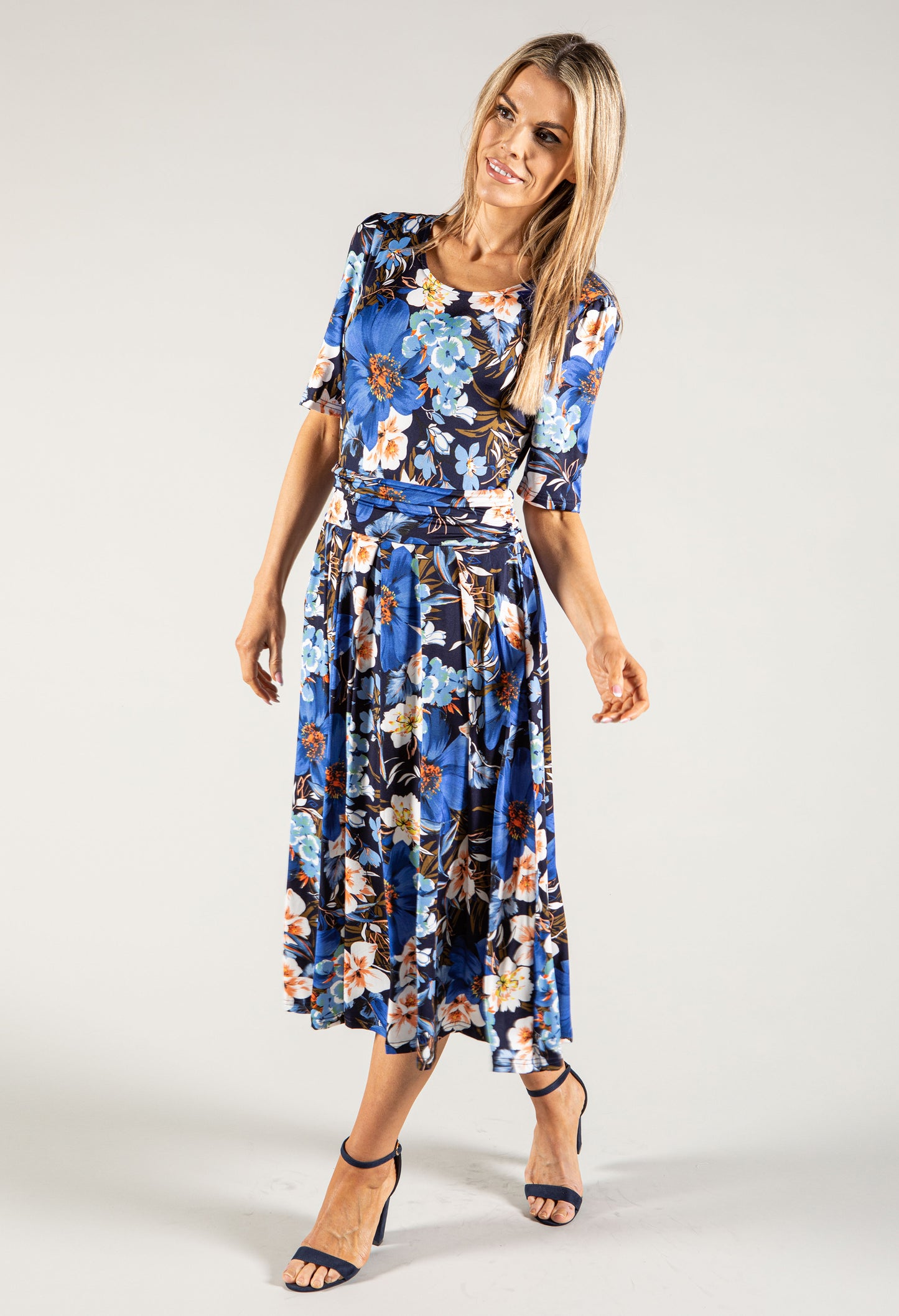 Floral Bloom Midi Dress