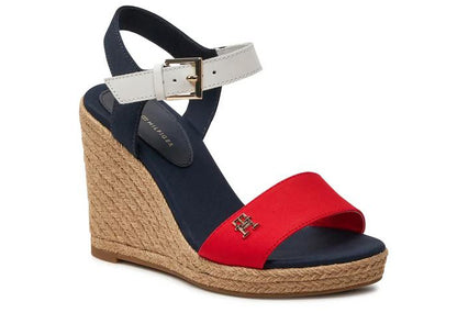 Stripes Wedge Sandal