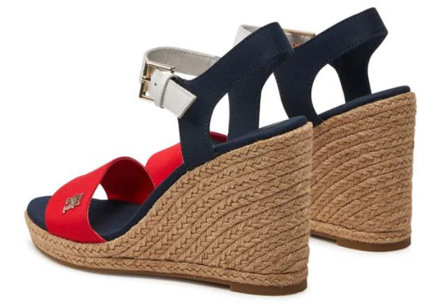 Stripes Wedge Sandal