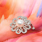 Floral Pearl Brooch