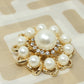 Golden Pearl Brooch