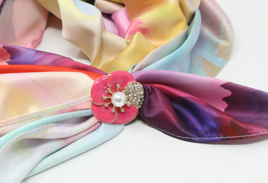 Floral Ring Brooch