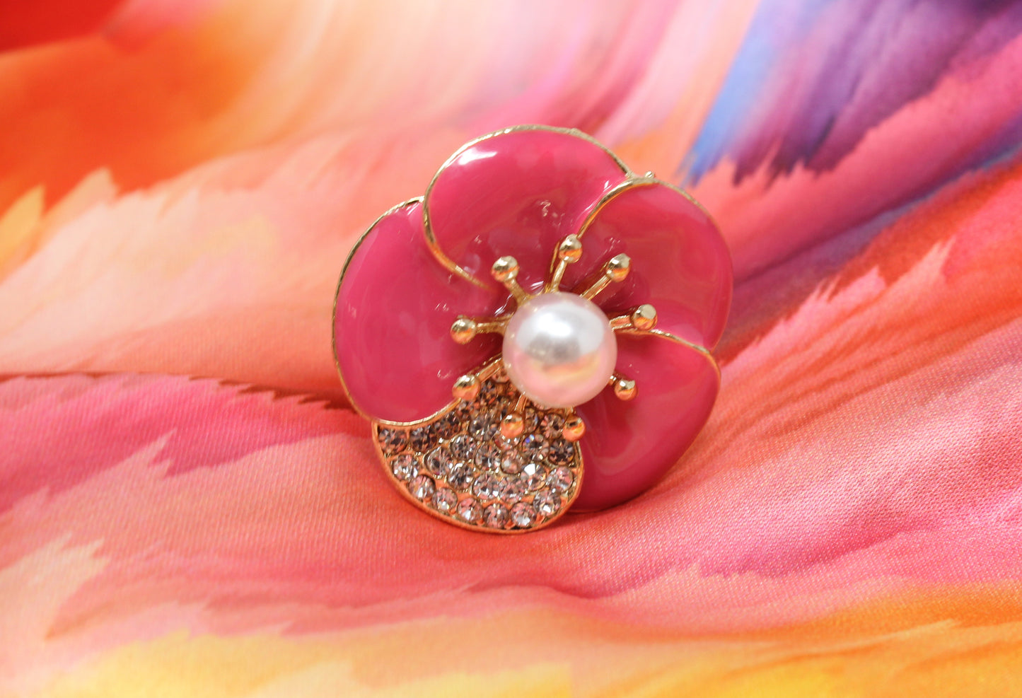 Floral Ring Brooch