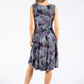 Abstract Print Sleeveless Dress