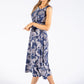 Paisley Knot Front Dress