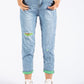 Colour Pop Crinkle Jeans