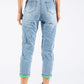 Colour Pop Crinkle Jeans