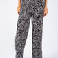 Animal Print Mesh Trouser