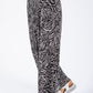 Animal Print Mesh Trouser