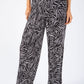 Animal Print Mesh Trouser