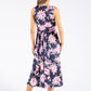 Floral V Neckline Dress