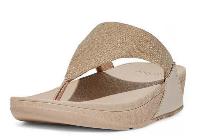 Lulu Shimmer Toe-Post Sandals