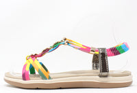 Floral Beaded Sandal