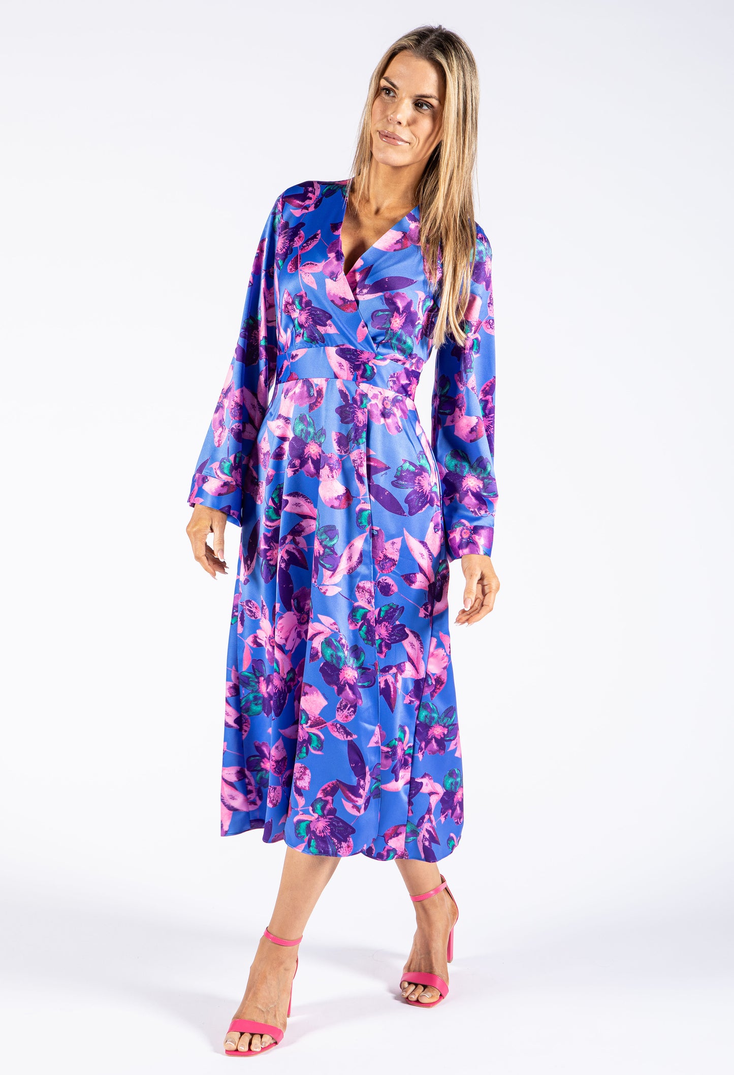 Floral Kimono Style Dress