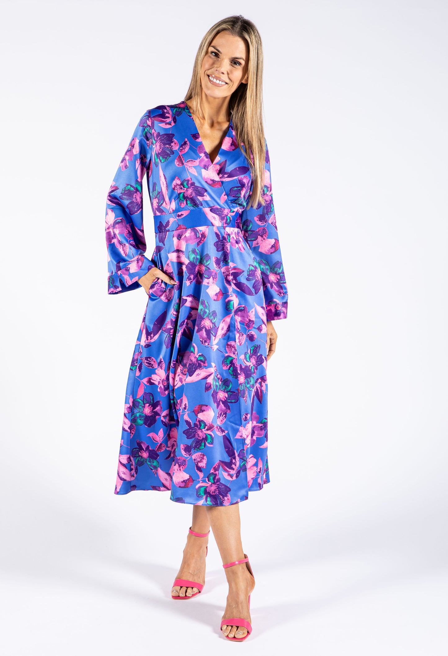 Floral Kimono Style Dress