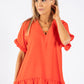 Frill Hem Top