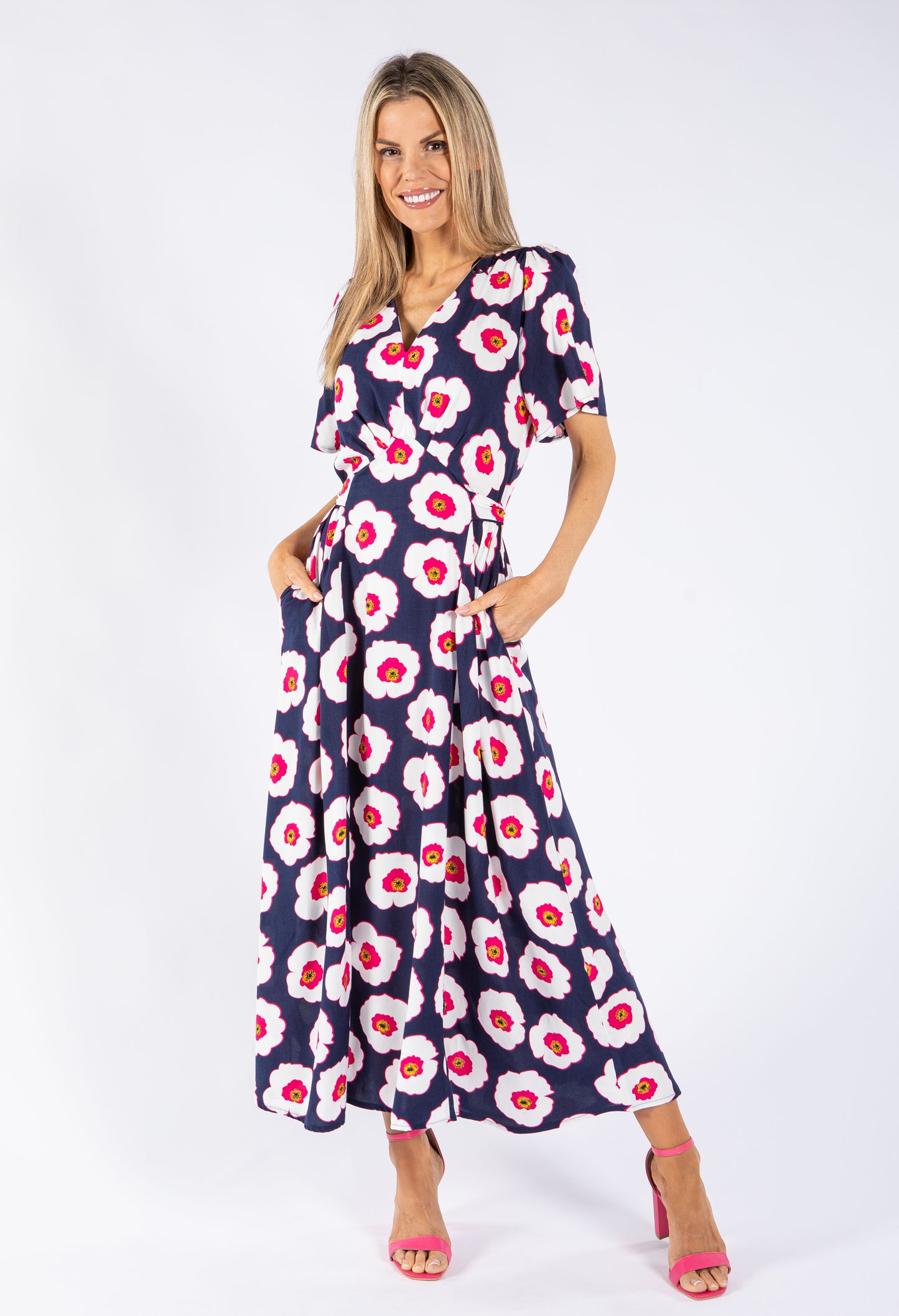 Poppy Print Dress