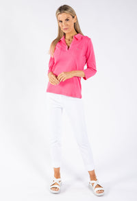 Diamante Detail Polo Top