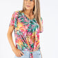 Tie Front Tropical Top