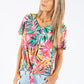 Tie Front Tropical Top