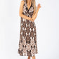 Anthemion Print Dress