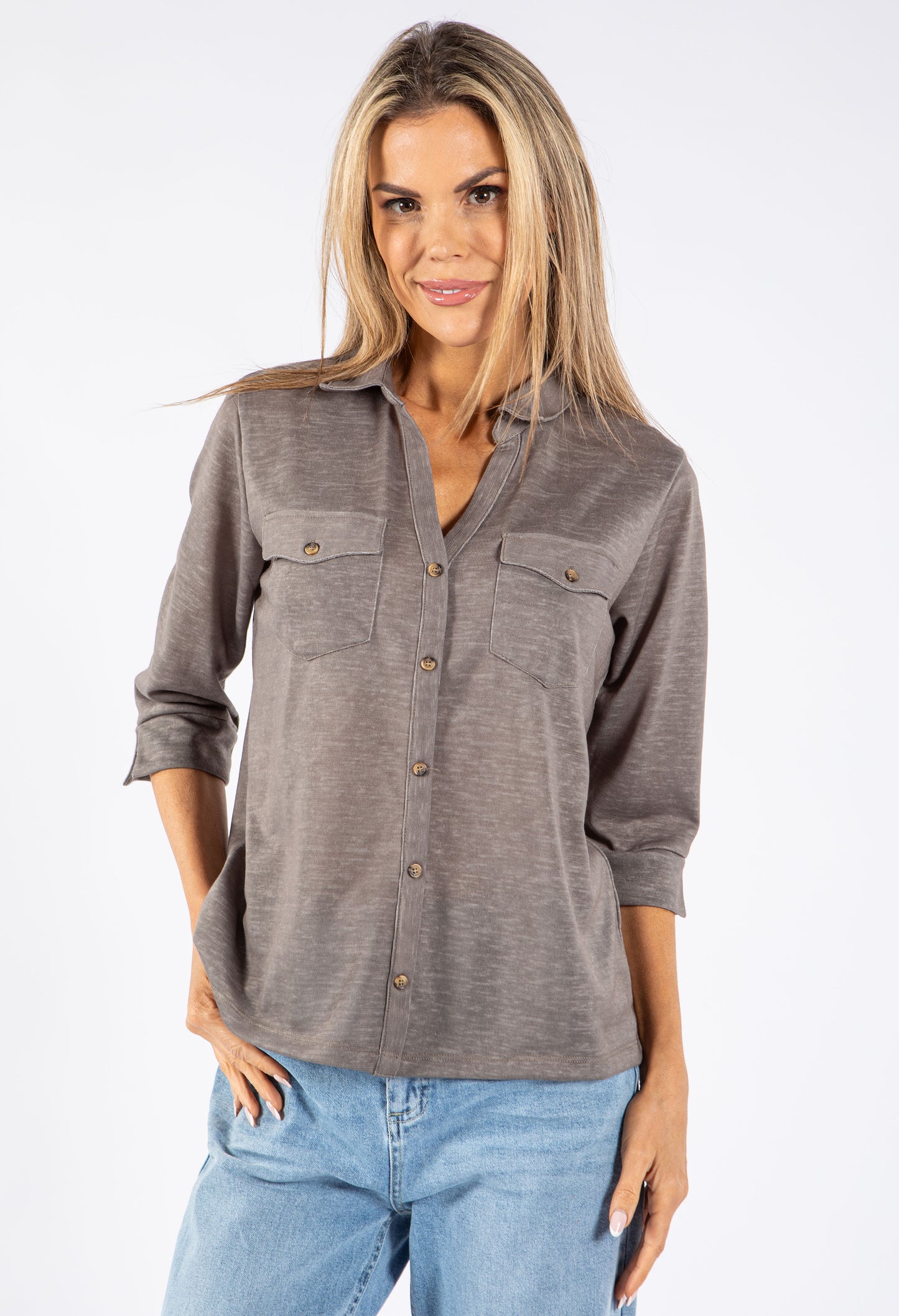 Soft Shirt Style Top