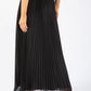 Pleated Maxi Skirt