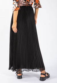 Pleated Maxi Skirt