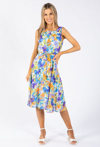 Floral Fleck Midi Dress