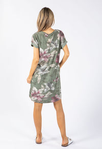 Floral T-Shirt Style Dress