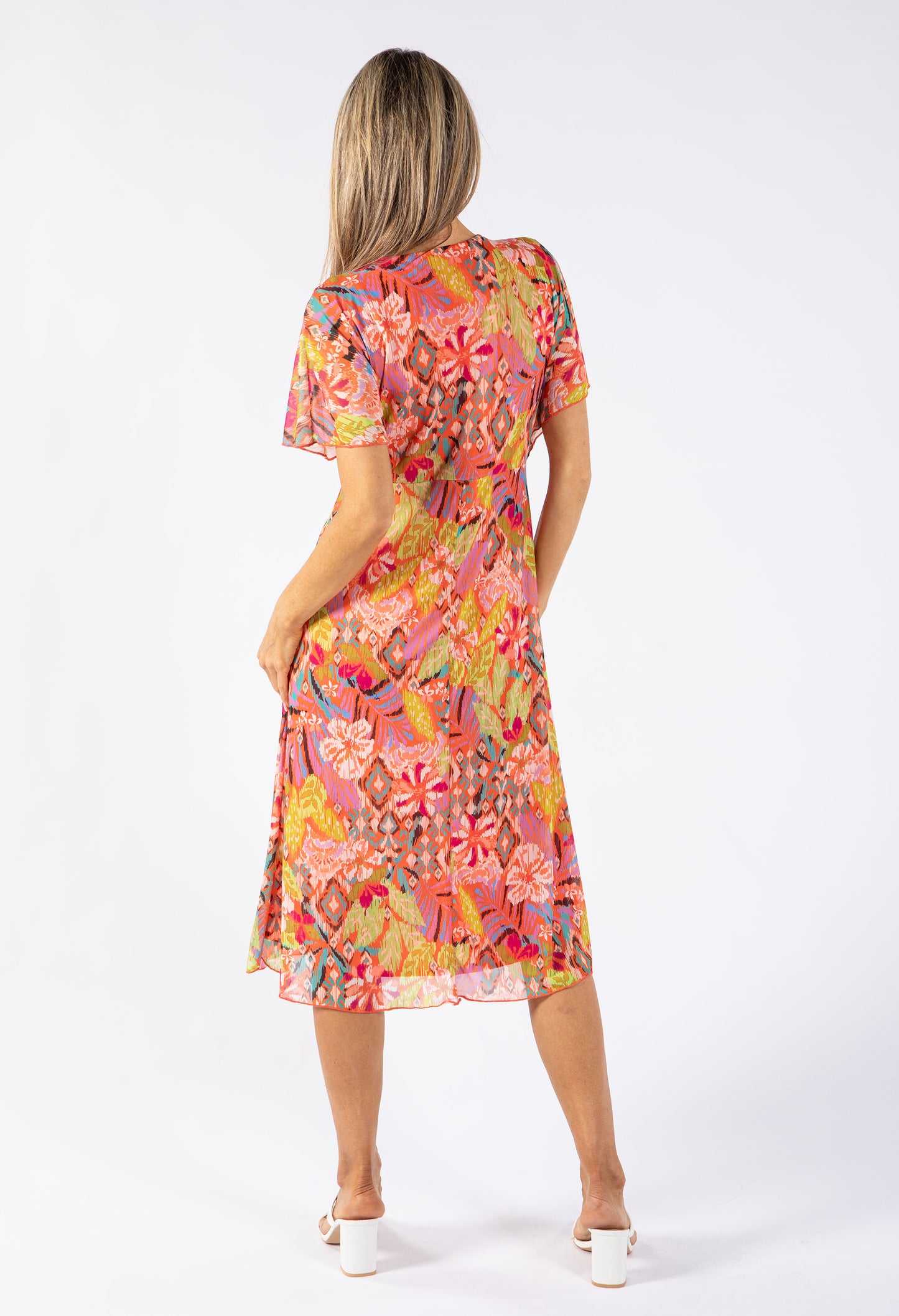 Print Pop Mesh Dress