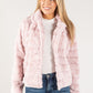 Button Close Short Faux Fur Coat