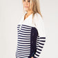 Striped Ribbed Knit Top