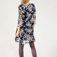 Printed Lace Floral Dress