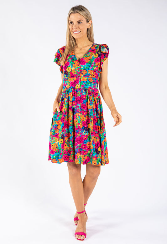 Floral Burst Dress