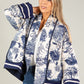 Eden Ornamental Jungle Print Quilted Jacket