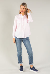 Light Stripe Relaxed Fit Shirt