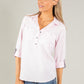 Relaxed Fit Half Buttoned Shirt