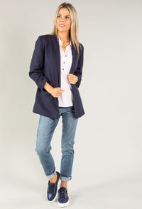 Relaxed Fit Half Buttoned Shirt