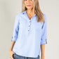 Relaxed Fit Half Buttoned Shirt