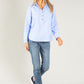 Relaxed Fit Half Buttoned Shirt