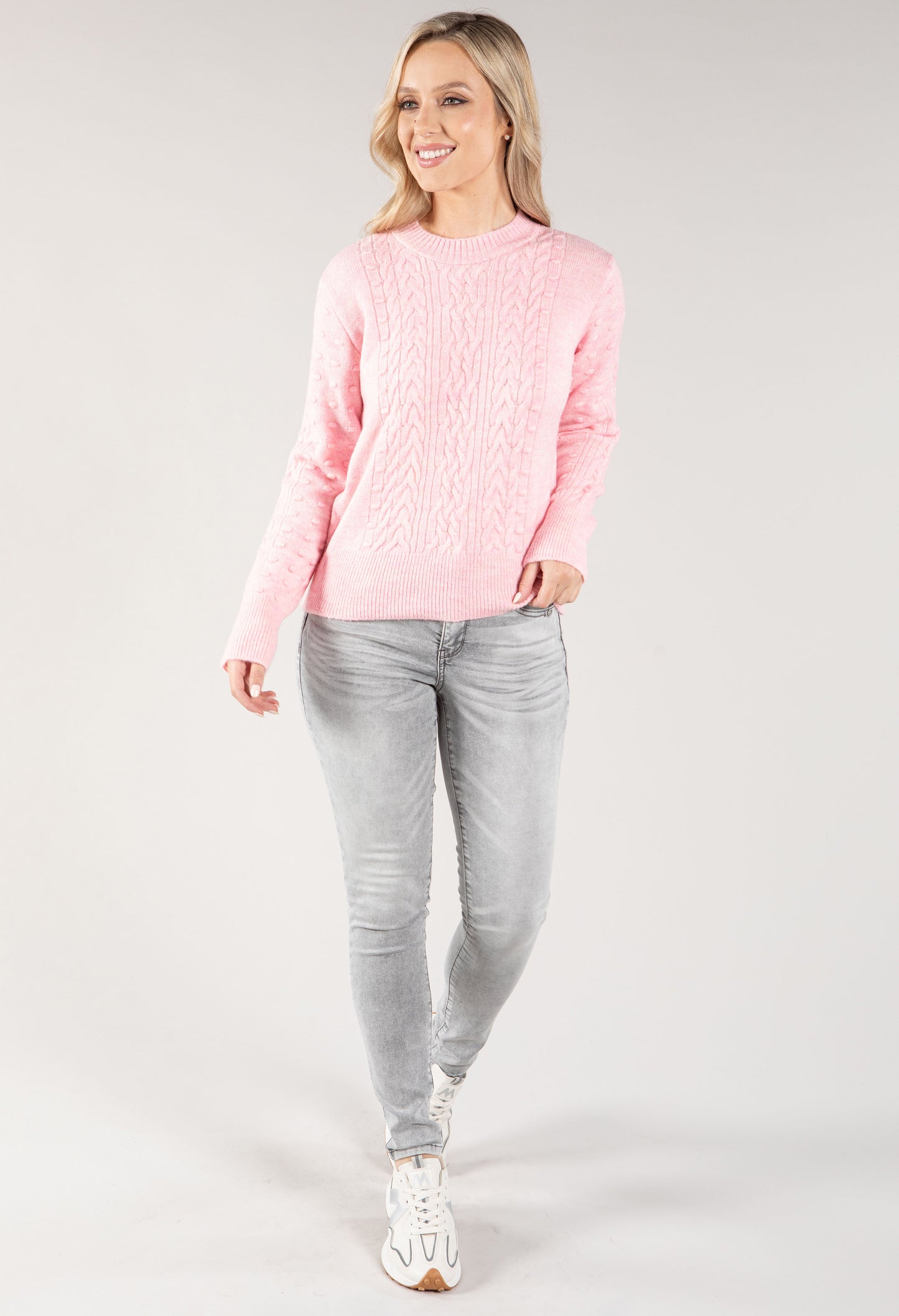 High Neck Cable Knit