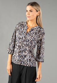 Animal Print Blouse