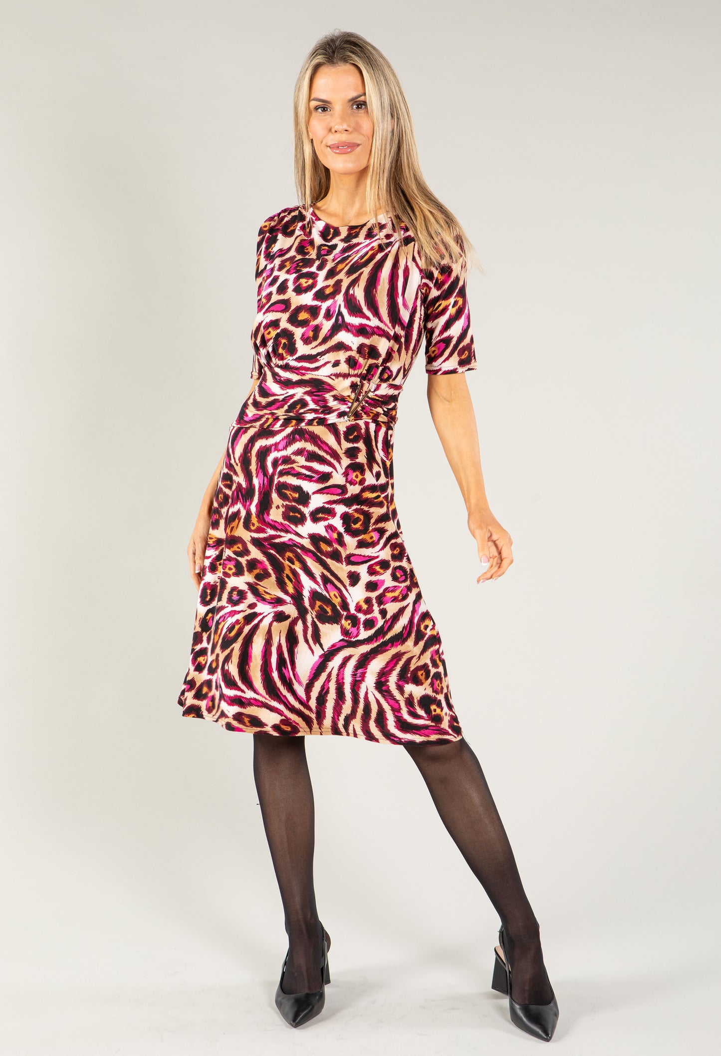 Leo Print Dress