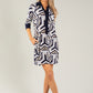 Zigzag Print Dress